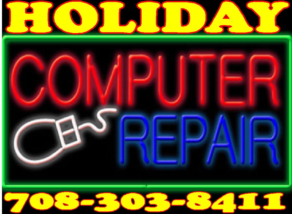 dHoliday Computer Repair Neon Sign w number.jpg from Holiday Computer